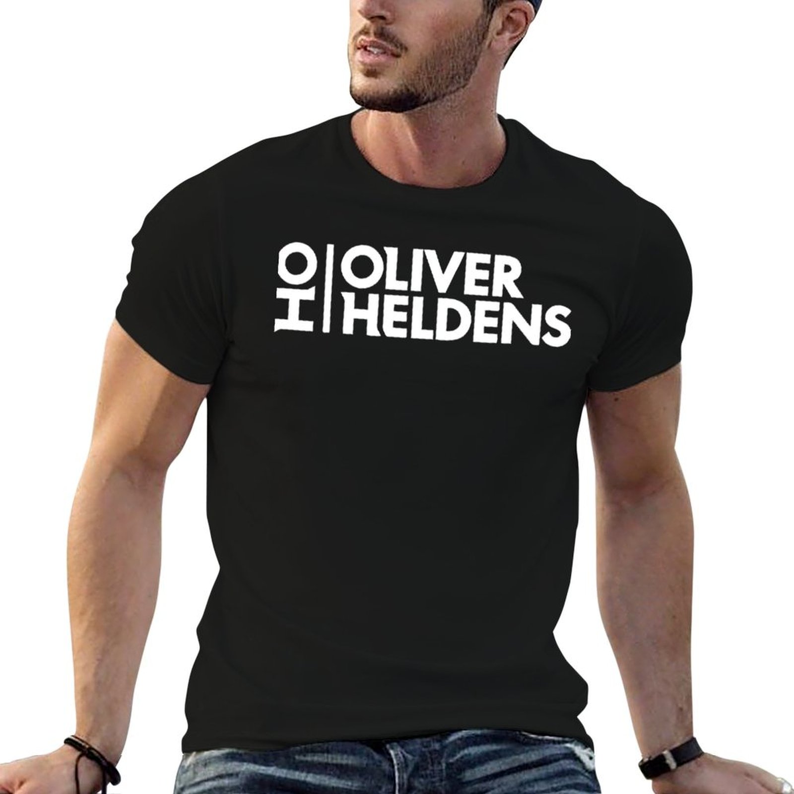 Anime Merchandise Logo - Oliver Heldens 로고 상품 티셔츠 프린트가