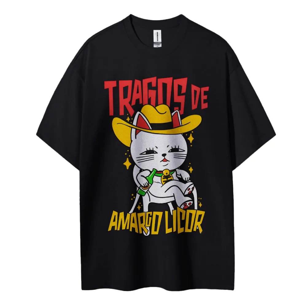 Anime Merchandise Shop - 단다단 애니메이션 티셔츠 아야세 모모 고양이