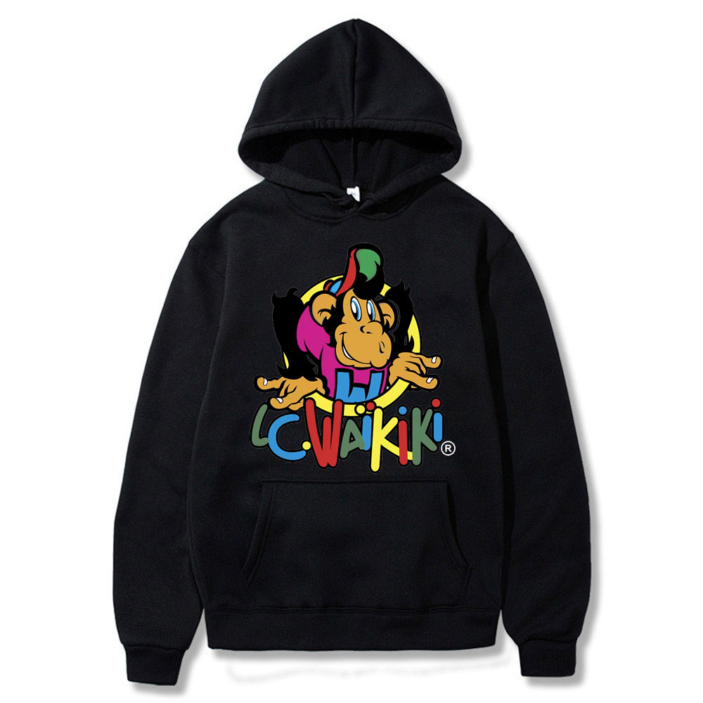 Anime Merchandise Hoodie - Lc Waikiki Monkey Merchandise Hoodie 남성