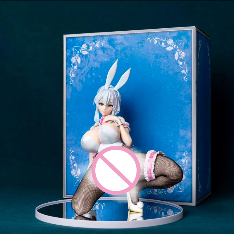 Premium Anime Merchandise - 유키노 버니걸 스쿼팅 포즈 피규어 30cm