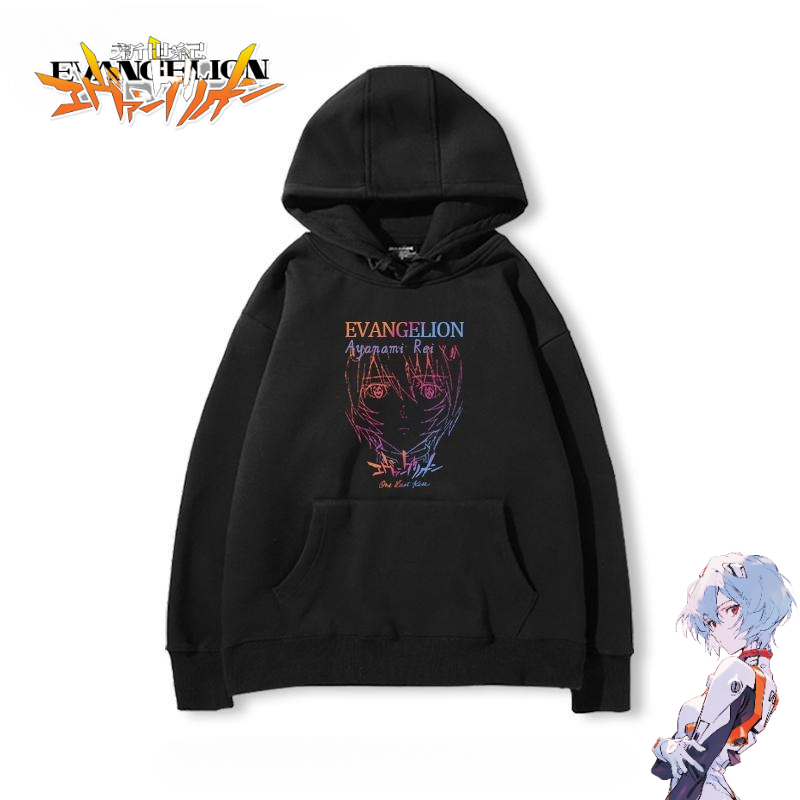 Anime Merchandise Hoodie - 에바 아야나미 레이 애니메이션 상품 만화