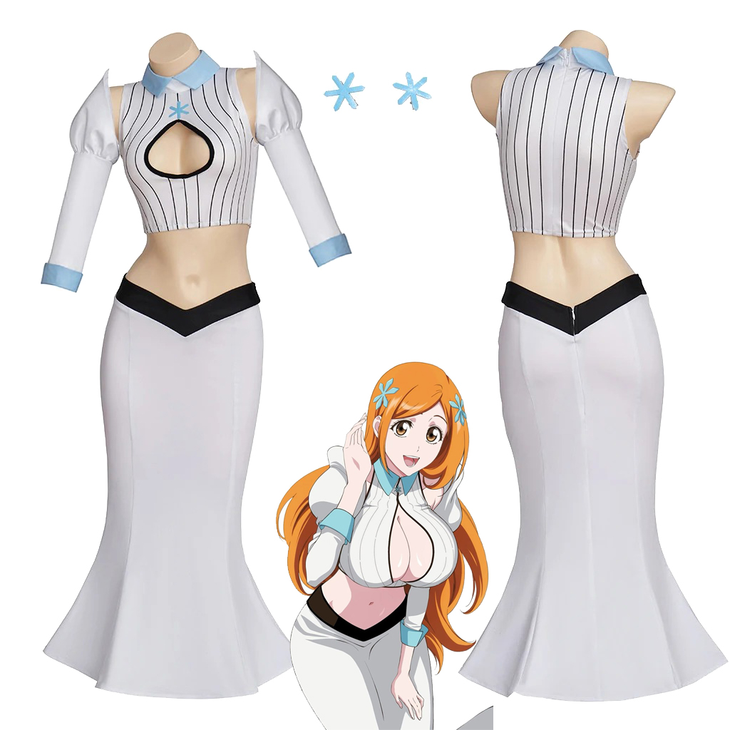 Anime Merchandise For Women - 애니메이션 오리히메 이노우에 코스프레 의상 섹시한