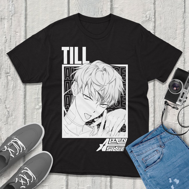 Premium Anime Merchandise - Till Alien Stage 티셔츠 빈티지 스트리트웨어