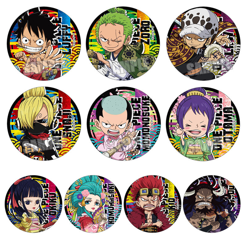 Anime Merchandise For Kids - 원피스 Q 버전 애니메이션 배지 루피