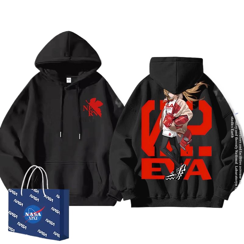Anime Merchandise Hoodie - EVA 아스카 랑그리 소류 애니메이션 상품
