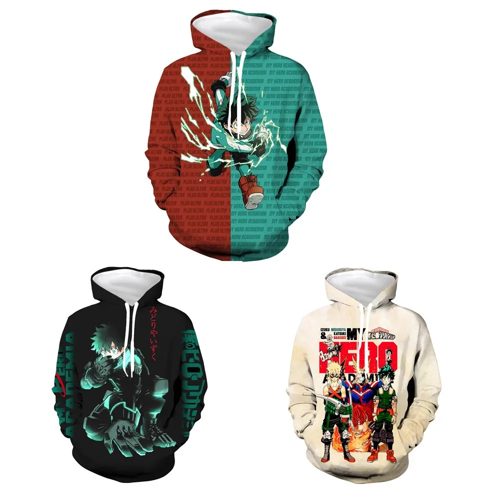 Anime Merchandise Hoodie - 롤플레잉 슈트 새로운 나의 히어로 아카데미아