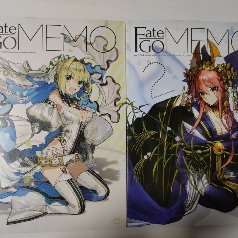 Fate Anime Merchandise - 2권 Fate GO MEMO 1 2