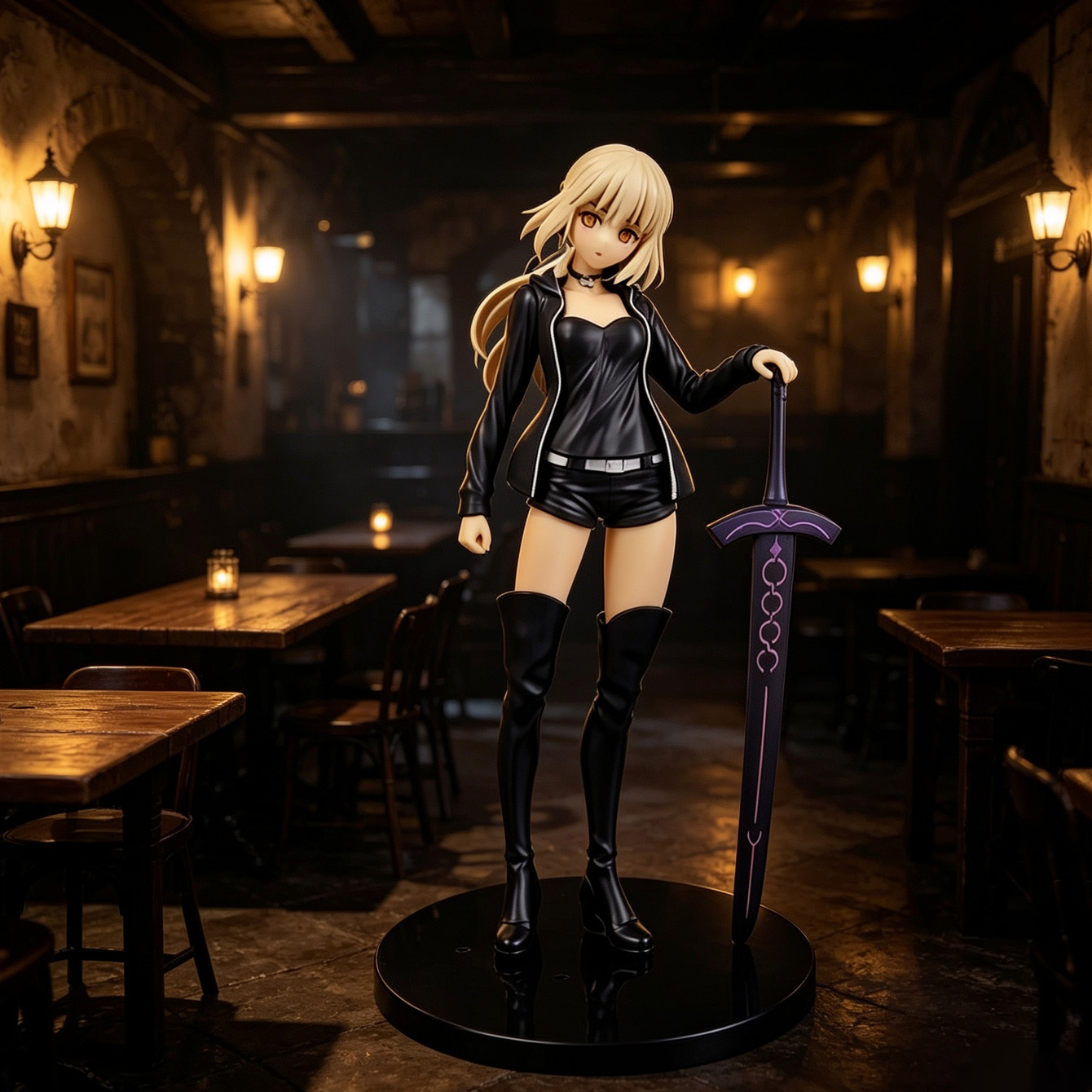 Premium Anime Merchandise - 애니메이션 피규어 다크 나이트 디자인, 프리미엄