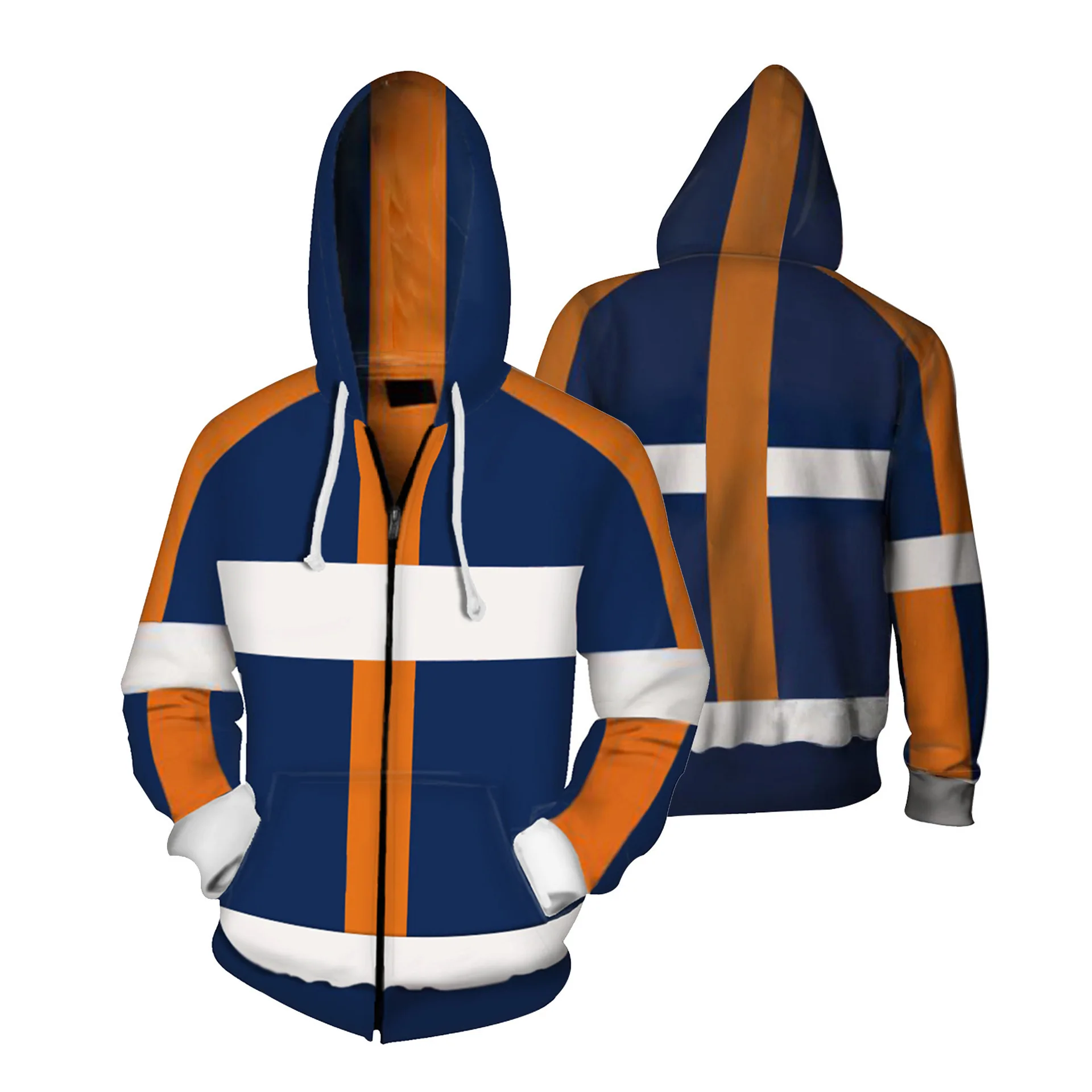 Anime Merchandise Hoodie - 롤플레잉 슈트 뉴 도쿄 스와스티카 어벤져스
