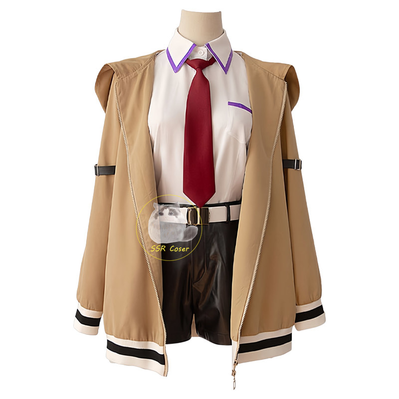 애니메이션 마키세 쿠리스 코스프레 의상 가발 스테인스  - Anime Merchandise For Women 리뷰 및 가격