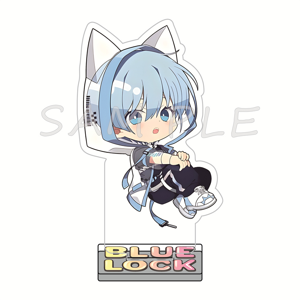 블루록 10cm 아크릴 스탠드 피규어 고양이 귀 후드  - Anime Merchandise Hoodie 리뷰 및 가격
