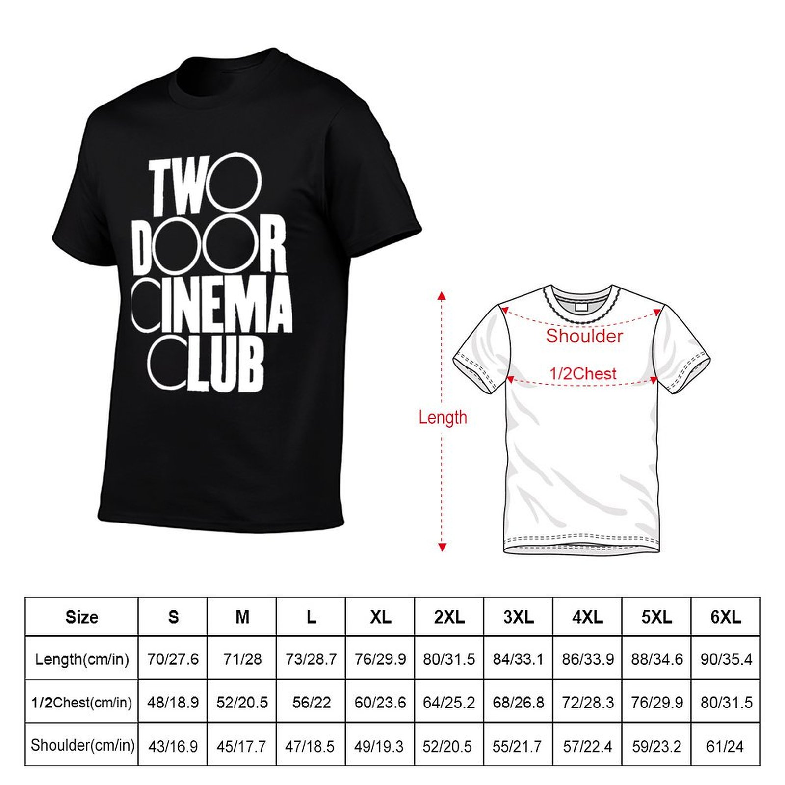 베스트 셀러 투 도어 시네마 클럽 로고 상품 티셔츠 애 - Anime Merchandise Logo 리뷰 및 가격