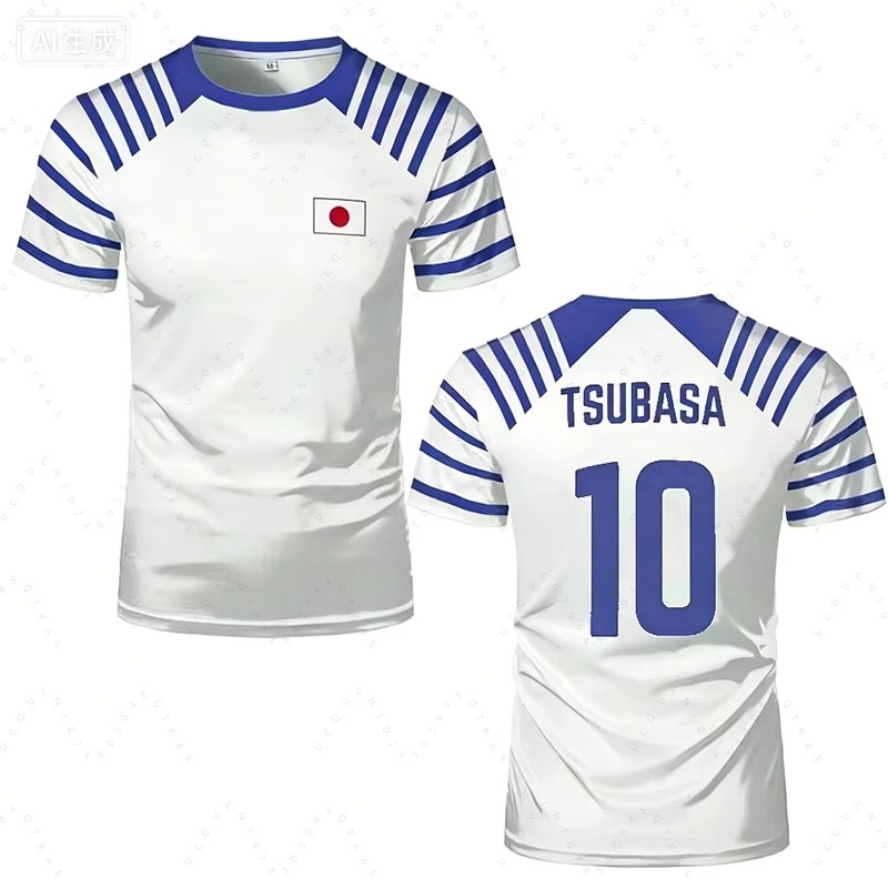 2026 핫 캡틴 츠바사 애니메이션 남성 여성 티셔츠  - Anime Merchandise For Women 리뷰 및 가격