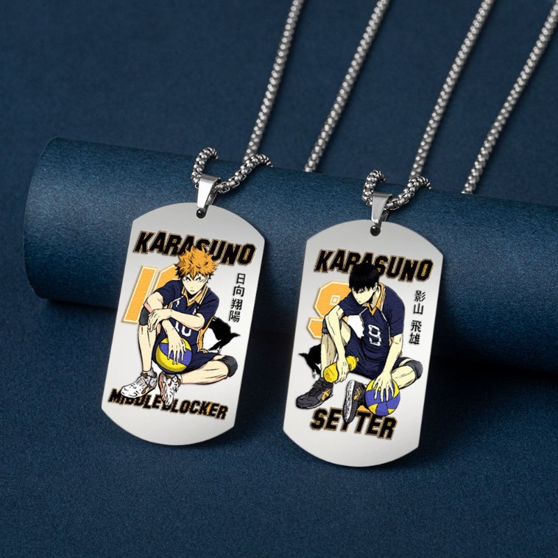 새로운 하이큐!! 스테인리스 스틸 목걸이 만화 히나타  - Anime Merchandise Haikyuu 리뷰 및 가격