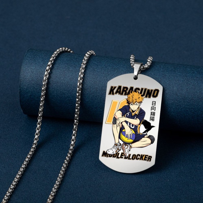 새로운 하이큐!! 스테인리스 스틸 목걸이 만화 히나타  - Anime Merchandise Haikyuu 리뷰 및 가격