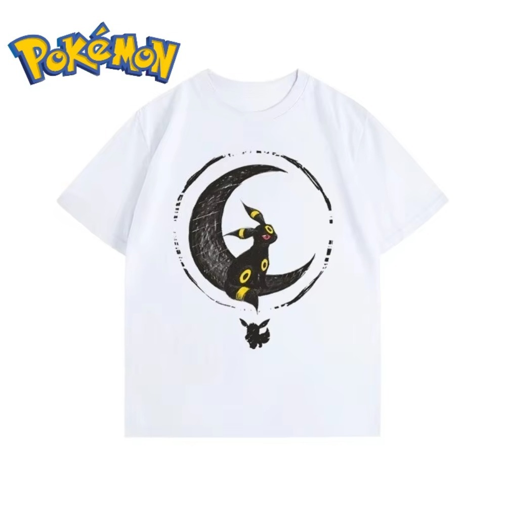 여름 신작 포켓몬 만화 Umbreon 프린트 티셔츠 남 - Anime Merchandise Shop 리뷰 및 가격