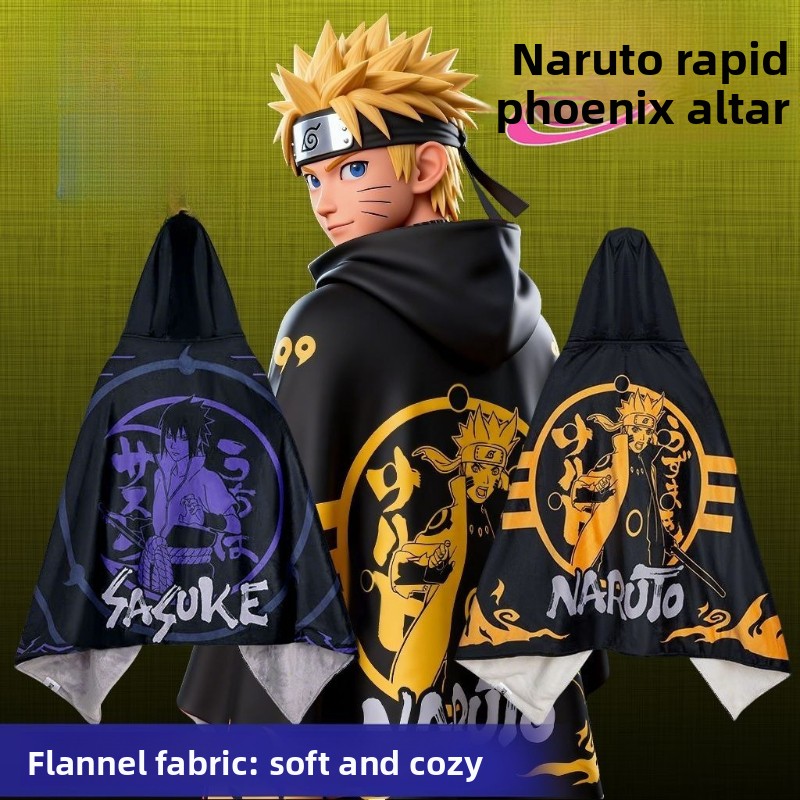 나루토 우치하 사스케 애니메이션 상품 만화 귀여운 망토 - Anime Merchandise Hoodie 리뷰 및 가격