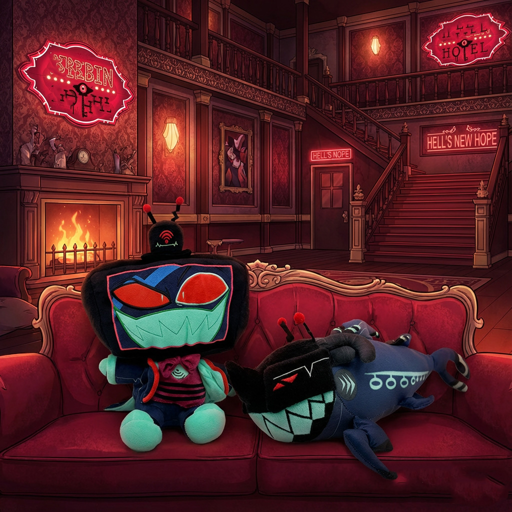 Hazbin Hotel 플러시 장난감 재미있는 애니메이 - Anime Related Merchandise 리뷰 및 가격