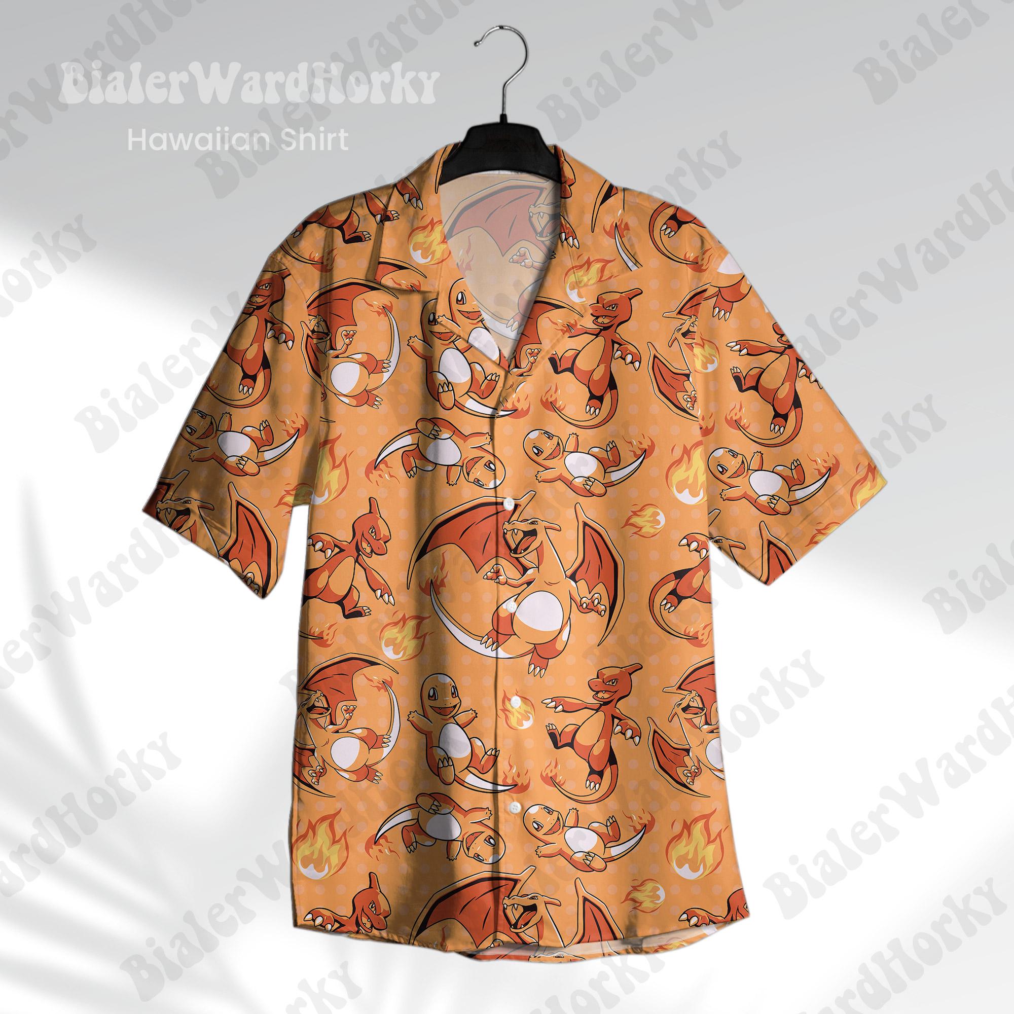 포켓몬 Charizard 하와이안 셔츠 Charmele - Anime Merchandise For Women 리뷰 및 가격