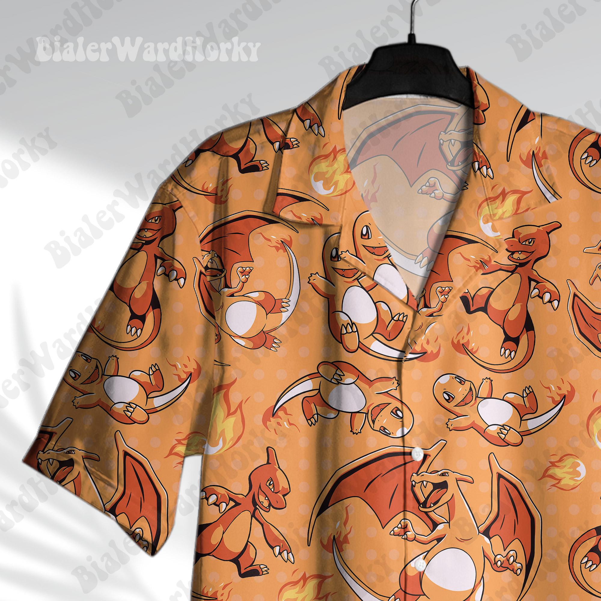 포켓몬 Charizard 하와이안 셔츠 Charmele - Anime Merchandise For Women 리뷰 및 가격