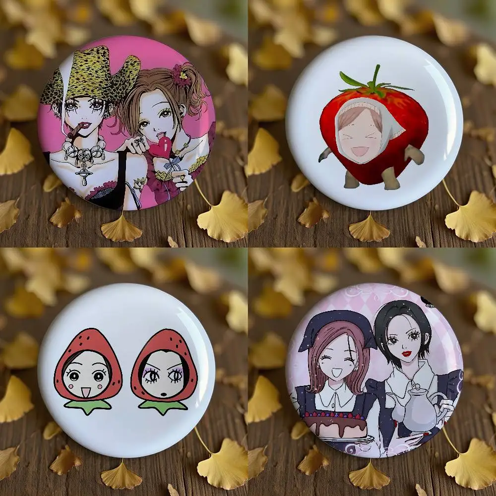 애니메이션 N-NANA 에나멜 핀 수제 라운드 브로치  - Nana Anime Merchandise 리뷰 및 가격
