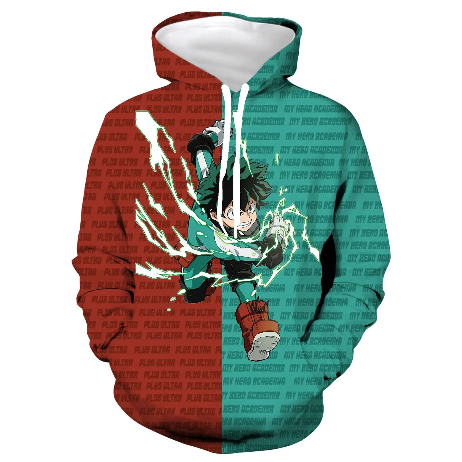롤플레잉 슈트 새로운 나의 히어로 아카데미아 3D 프린 - Anime Merchandise Hoodie 리뷰 및 가격