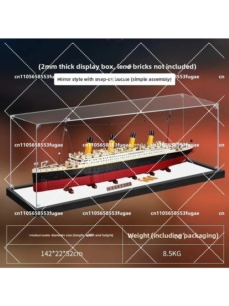 10294 타이타닉 모델 피규어 아크릴 디스플레이 박스 - Figure Display Box 리뷰 및 가격