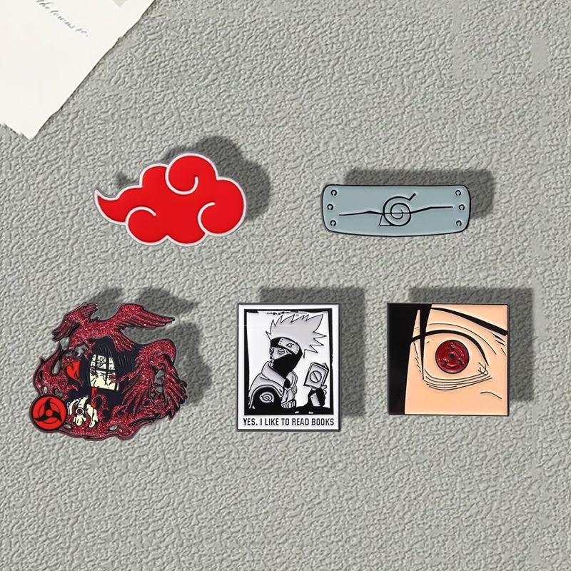 나루토 스피툰 애니메이션 상품 금속 배지 백팩 의류 카 - Premium Anime Merchandise 리뷰 및 가격
