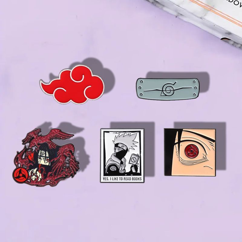 나루토 스피툰 애니메이션 상품 금속 배지 백팩 의류 카 - Premium Anime Merchandise 리뷰 및 가격