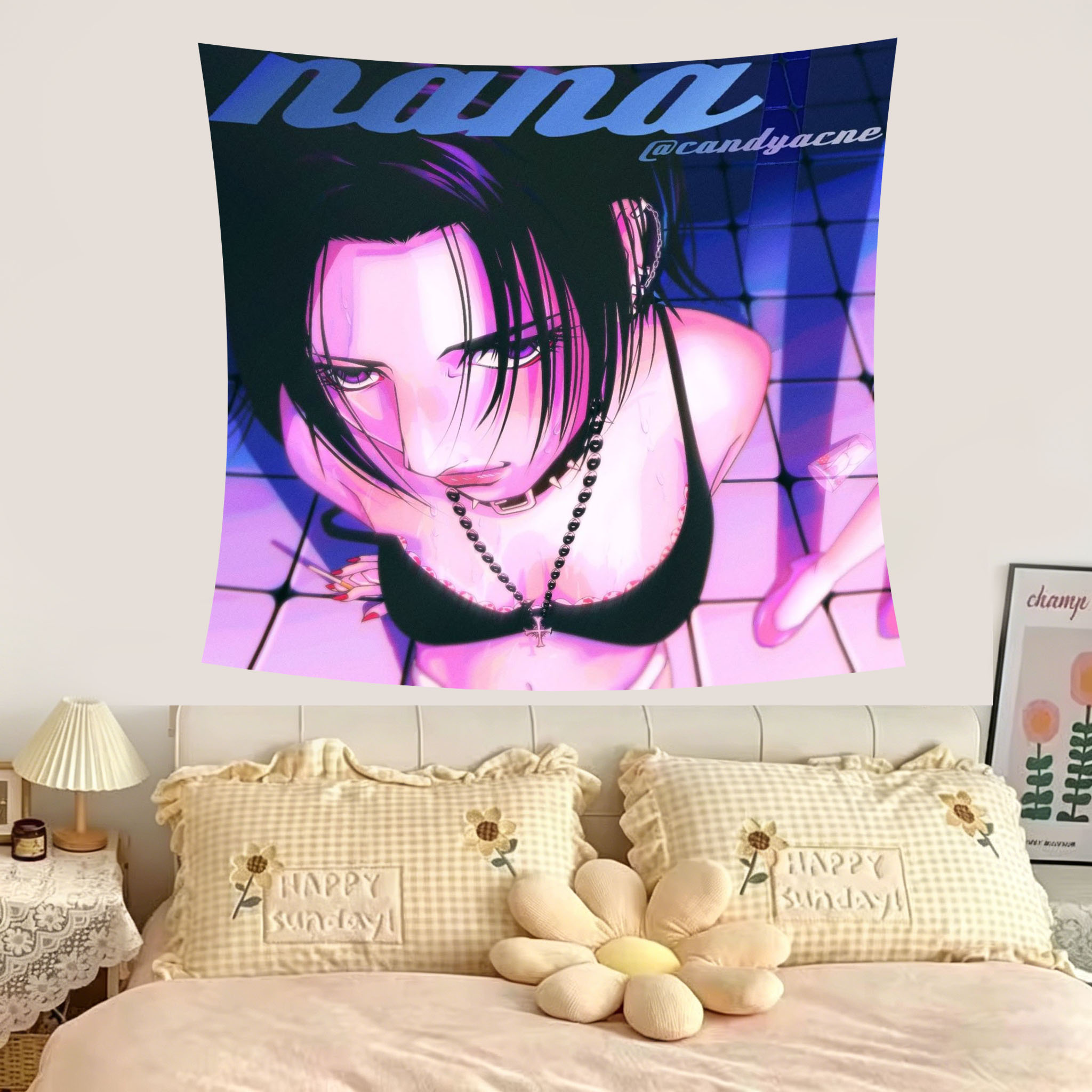 VIKAMA NANA 코마츠 나나 태피스트리 일본 애니 - Nana Anime Merchandise 리뷰 및 가격