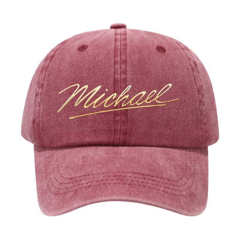 레트로 워싱 처리된 팝 레전드 야구 모자, MJ 시그니 - Anime Related Merchandise 리뷰 및 가격