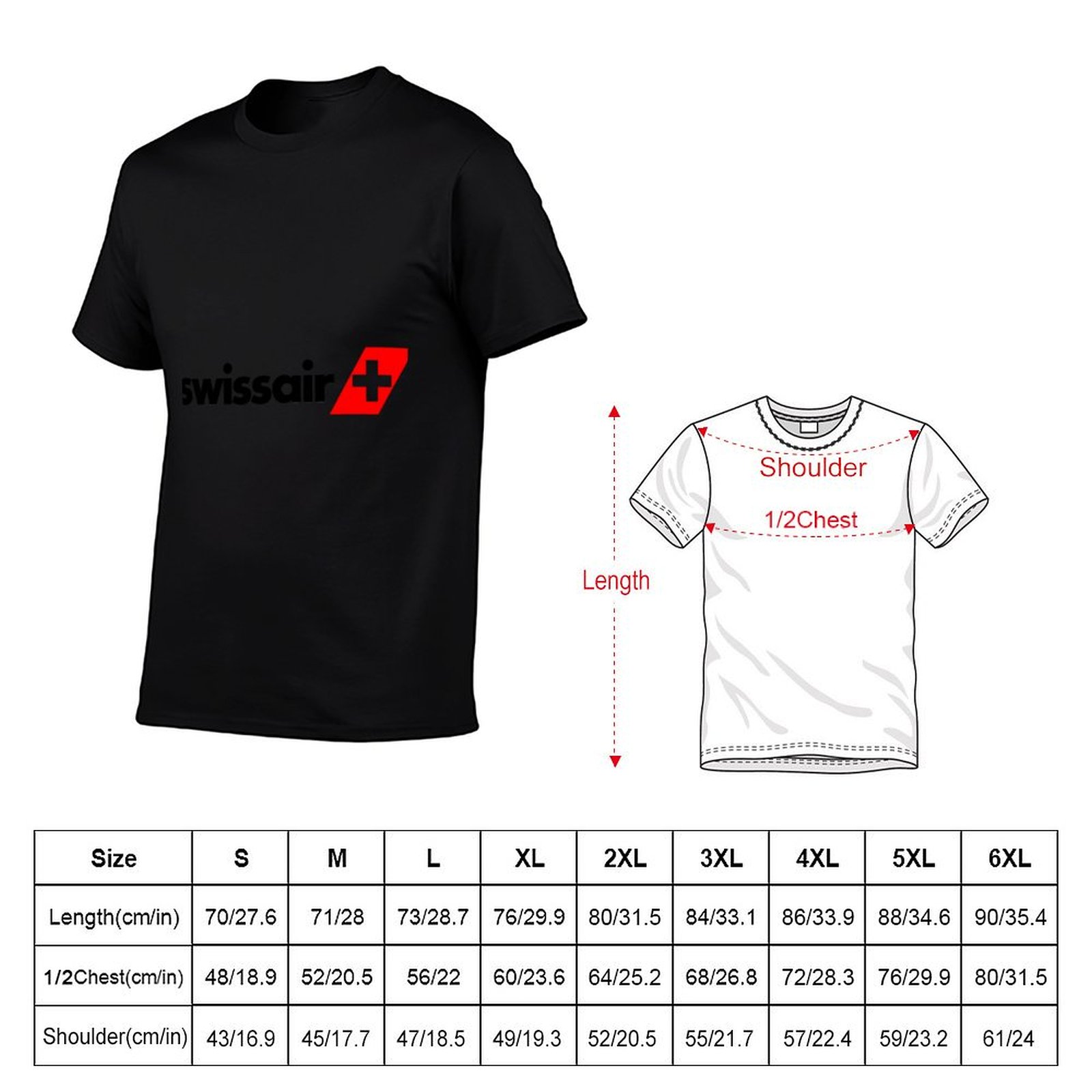 swissair-logo 상품 티셔츠 남자 티셔츠 그래 - Anime Merchandise Logo 리뷰 및 가격