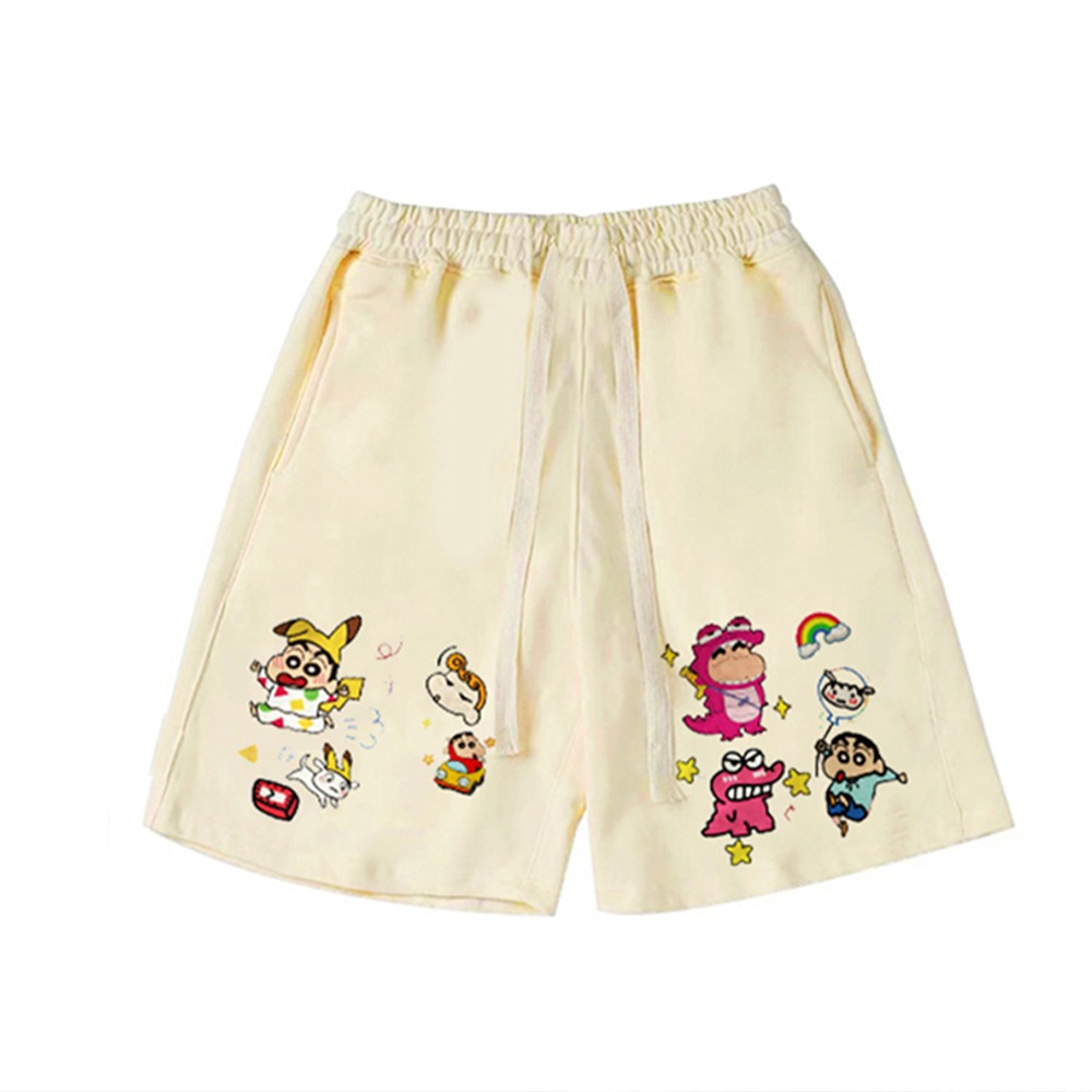 새로운 남성 반바지 크레용 신짱 여름 옷 여성 캐주얼  - Anime Merchandise Shop 리뷰 및 가격