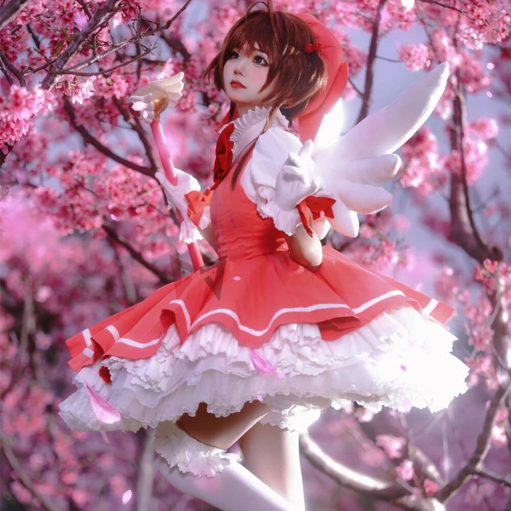 MMGG 새로운 카드 캡쳐 코스프레 사쿠라오에스 코스프 - Anime Merchandise For Women 리뷰 및 가격